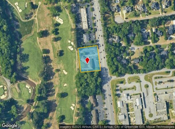  874 S Pleasantburg Dr, Greenville, SC Parcel Map