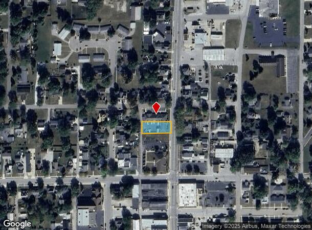 215 N Jefferson St, Ossian, IN Parcel Map