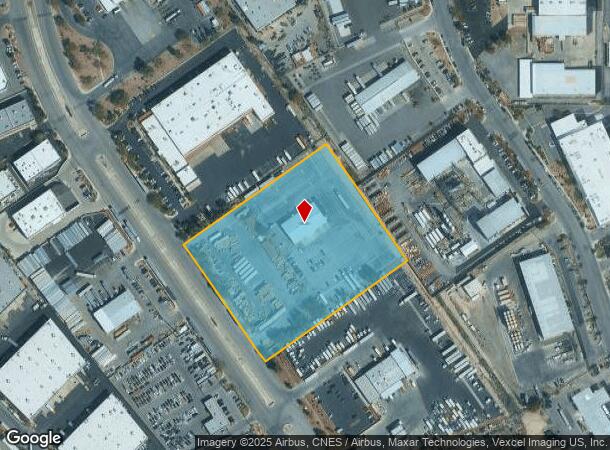 4610 Vandenberg Dr, North Las Vegas, NV Parcel Map