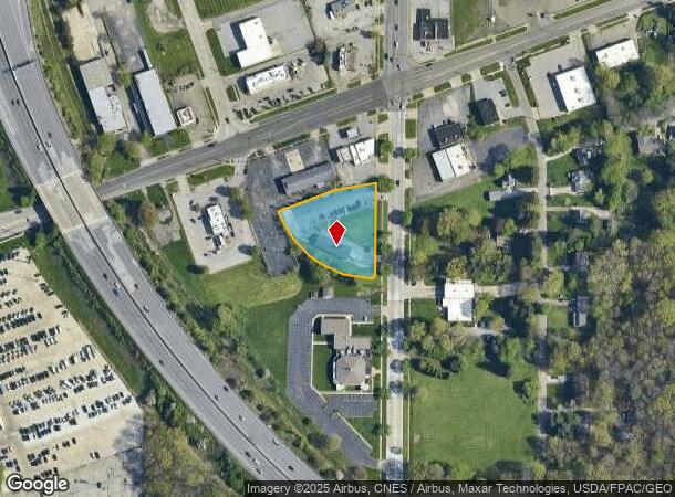  1668 S Hawkins Ave, Akron, OH Parcel Map