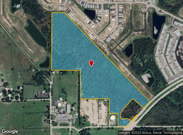  7401 Creek C Rd E, North Fort Myers, FL Parcel Map