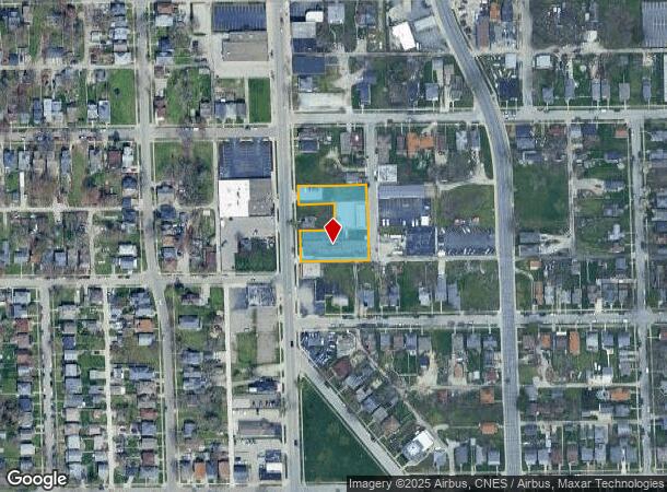 2833 S Calhoun St, Fort Wayne, IN Parcel Map