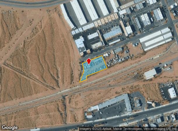 1641 Foothill Dr, Boulder City, NV Parcel Map