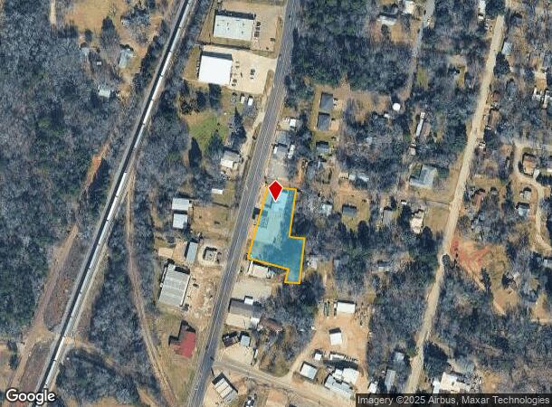  803 S Commerce St, Overton, TX Parcel Map