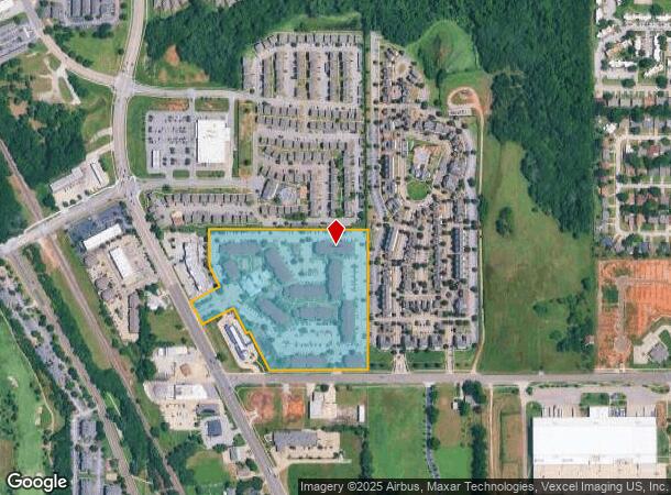  2657 Classen Blvd, Norman, OK Parcel Map