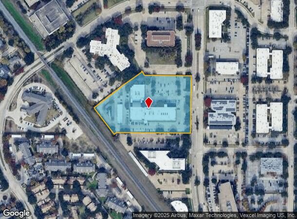  1701 N Collins Blvd, Richardson, TX Parcel Map