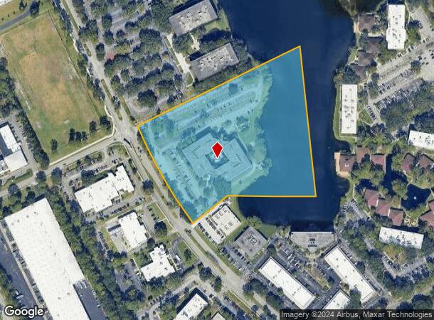  7825 Baymeadows Way, Jacksonville, FL Parcel Map