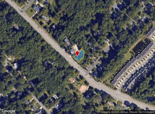 1223 Walnut St, Cary, NC Parcel Map