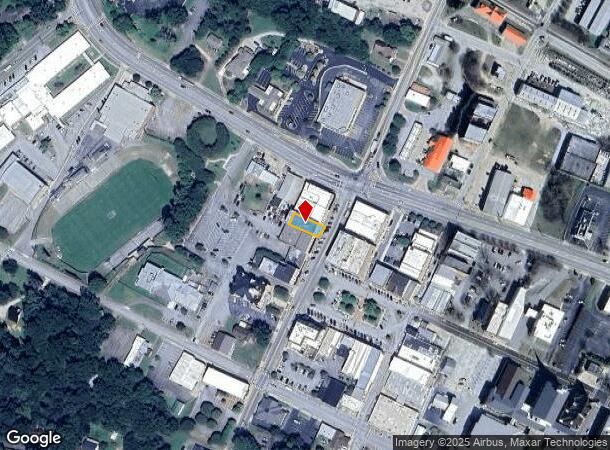  7 N Oliver St, Elberton, GA Parcel Map