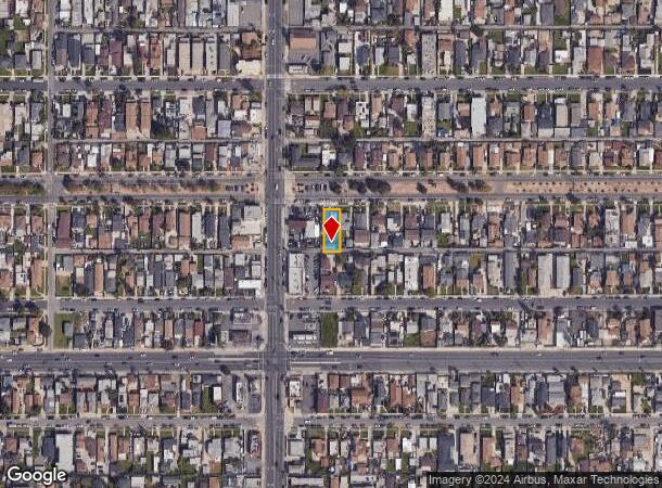  1344 W 98Th St, Los Angeles, CA Parcel Map