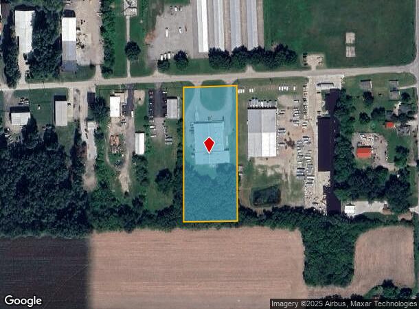 1243 3Rd St, Osceola, IN Parcel Map