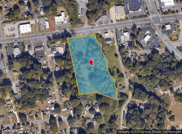  W Franklin Blvd, Gastonia, NC Parcel Map