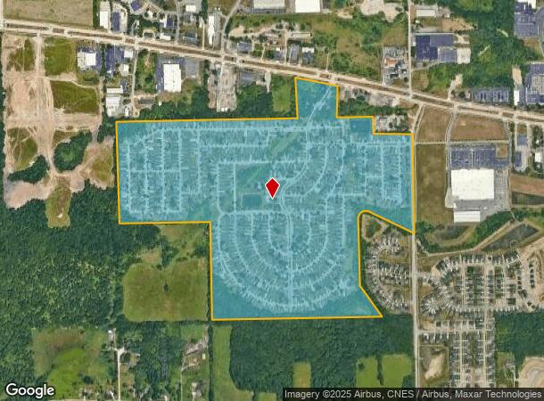 6655 Jackson Rd, Ann Arbor, MI Parcel Map