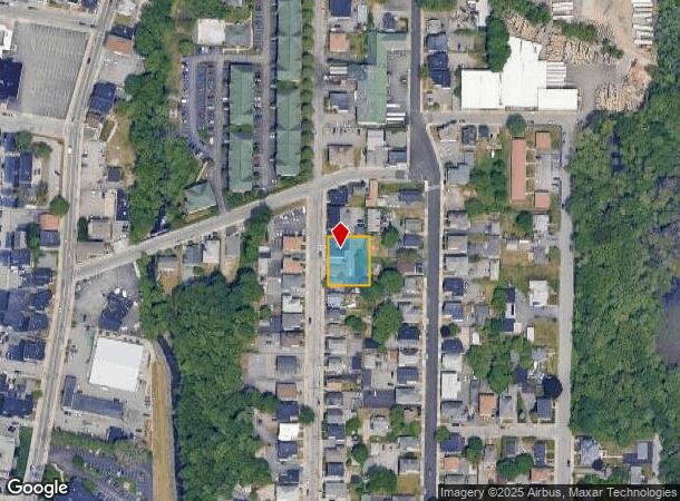 341 Burnside Ave, Woonsocket, RI Parcel Map