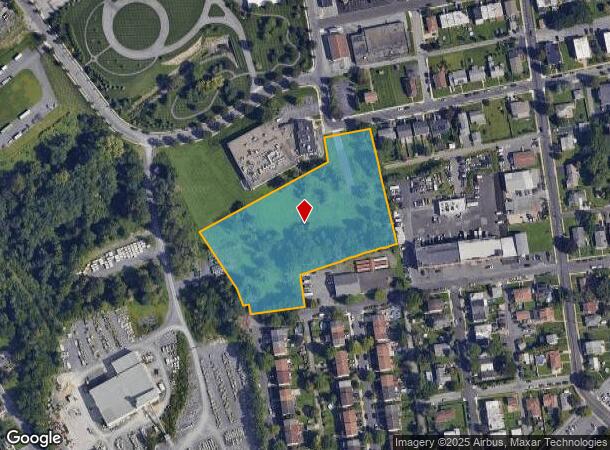 626 E Tilghman St, Allentown, PA Parcel Map