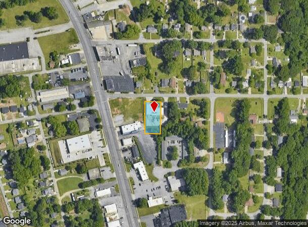110 E Springfield Rd, High Point, NC Parcel Map