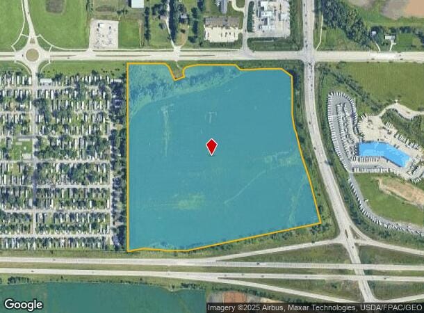 400 W Ridgeway Ave, Cedar Falls, IA Parcel Map