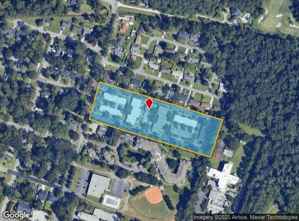 6100 Waters Ave, Savannah, GA Parcel Map
