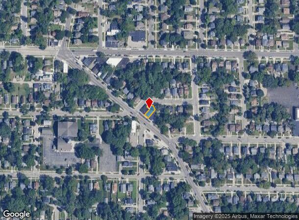  1256 Kalamazoo Ave Se, Grand Rapids, MI Parcel Map