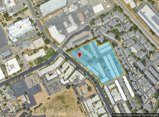  24650 Amador St, Hayward, CA Parcel Map