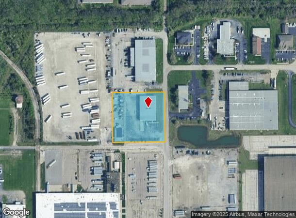 320 Transfer Dr, Indianapolis, IN Parcel Map