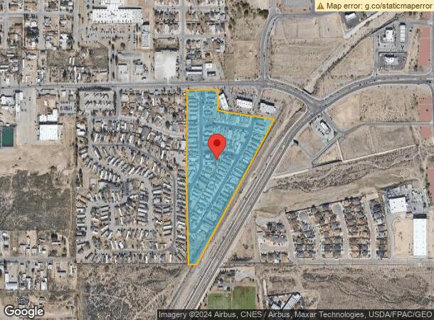  850 Talbot Ave, Canutillo, TX Parcel Map