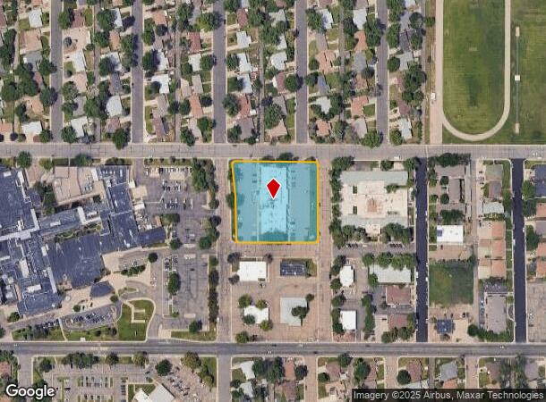  1380 Tulip St, Longmont, CO Parcel Map