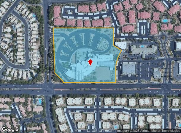  9600 W Sahara Ave, Las Vegas, NV Parcel Map