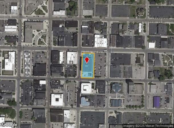  200 E Jackson St, Muncie, IN Parcel Map