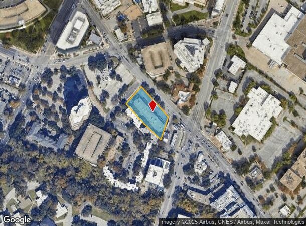  105 W Riverside Dr, Austin, TX Parcel Map