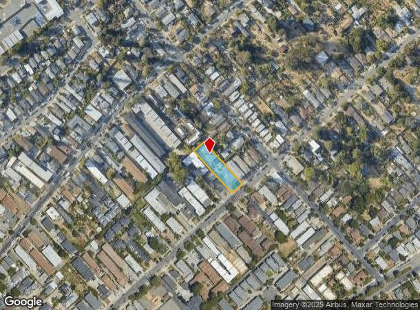  3865 Maybelle Ave, Oakland, CA Parcel Map