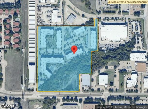  3221 Keller Springs Rd, Carrollton, TX Parcel Map