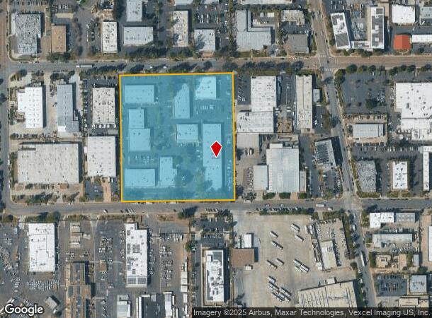 7243 Engineer Rd, San Diego, CA Parcel Map