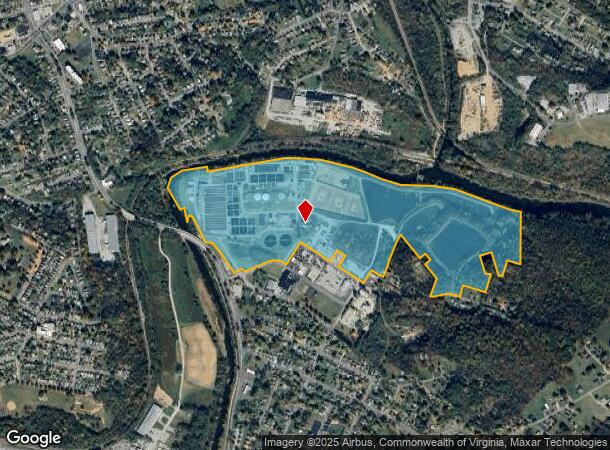 1502 Brownlee Ave Se, Roanoke, VA Parcel Map