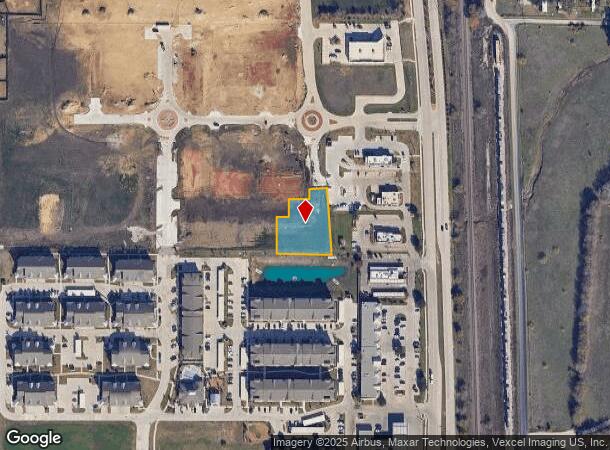 513 Justin Ln, Justin, TX Parcel Map