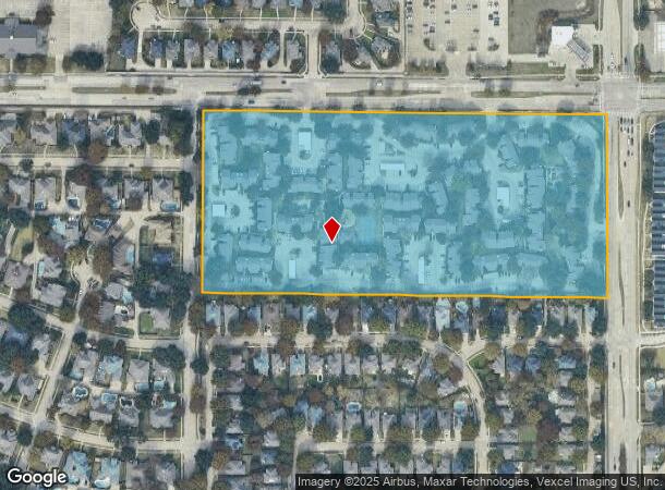6909 Custer Rd, Plano, TX Parcel Map