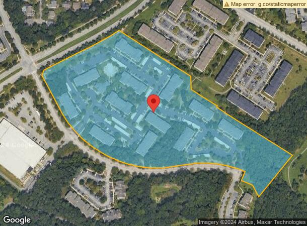  2600 Midway Branch Dr, Odenton, MD Parcel Map