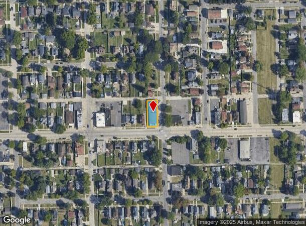  1102 Oak St, Wyandotte, MI Parcel Map