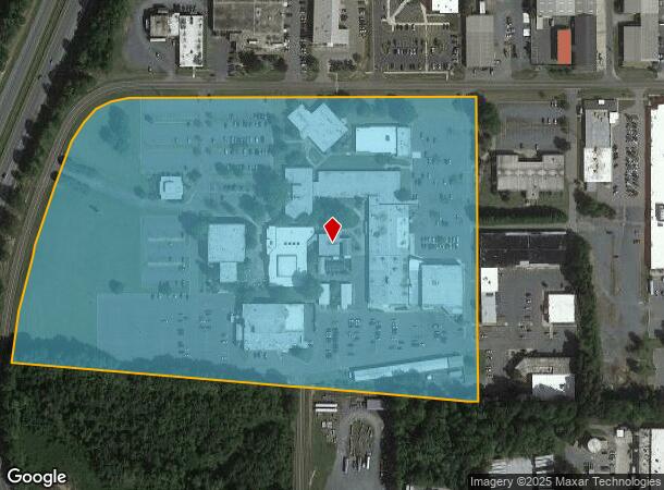  629 Industrial Park Ave, Asheboro, NC Parcel Map