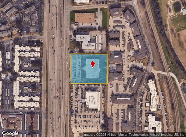  10824 N Central Expy, Dallas, TX Parcel Map