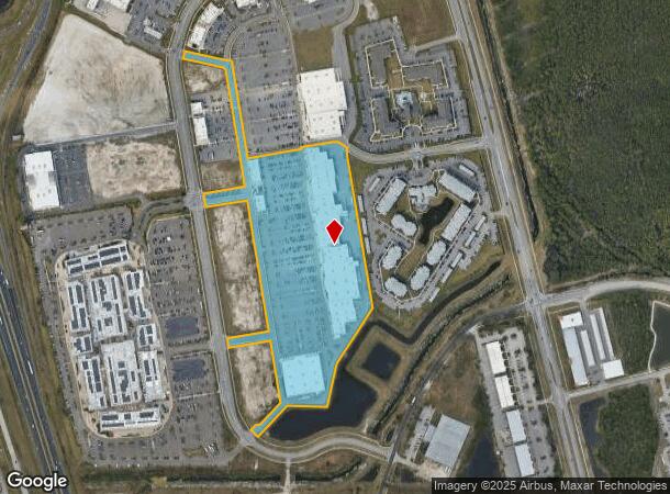  1109 Cornerstone Blvd, Daytona Beach, FL Parcel Map