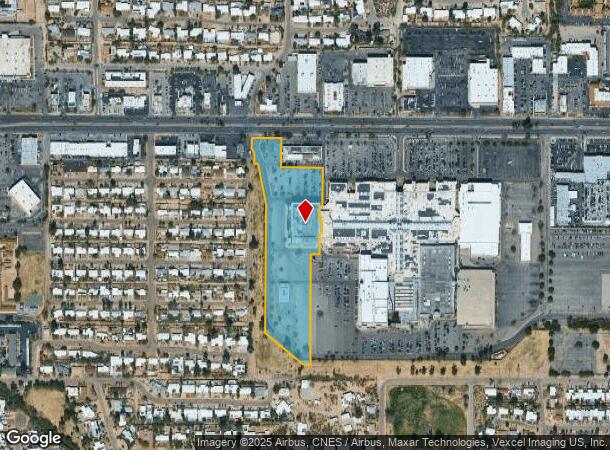 5850 E Broadway Blvd, Tucson, AZ Parcel Map