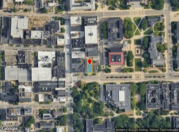  715 N University Ave, Ann Arbor, MI Parcel Map