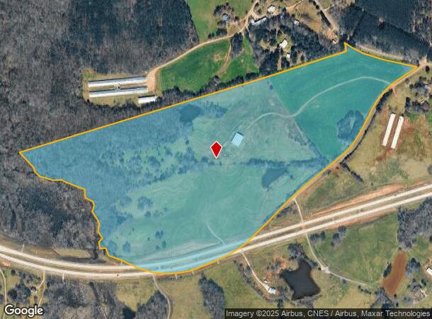 Pine Valley Farm Rd, Carlton, GA Parcel Map