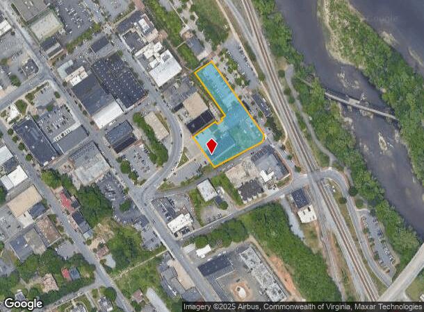 1312 Commerce St, Lynchburg, VA Parcel Map