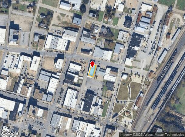 100 E Broadway St, Ardmore, OK Parcel Map