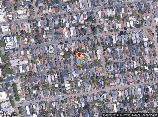1219 Parker St, Berkeley, CA Parcel Map