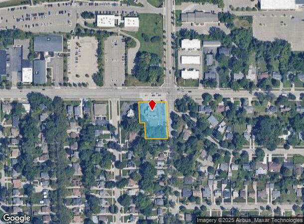  1750 Michigan St Ne, Grand Rapids, MI Parcel Map