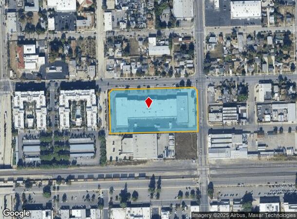 201 N Palomares St, Pomona, CA Parcel Map