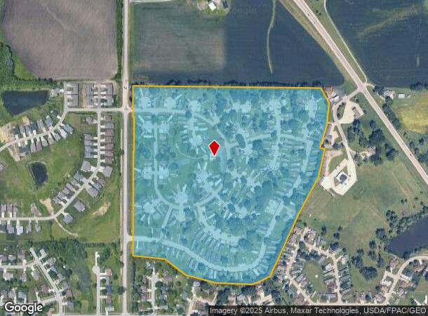 5535 Dysart Rd, Waterloo, IA Parcel Map